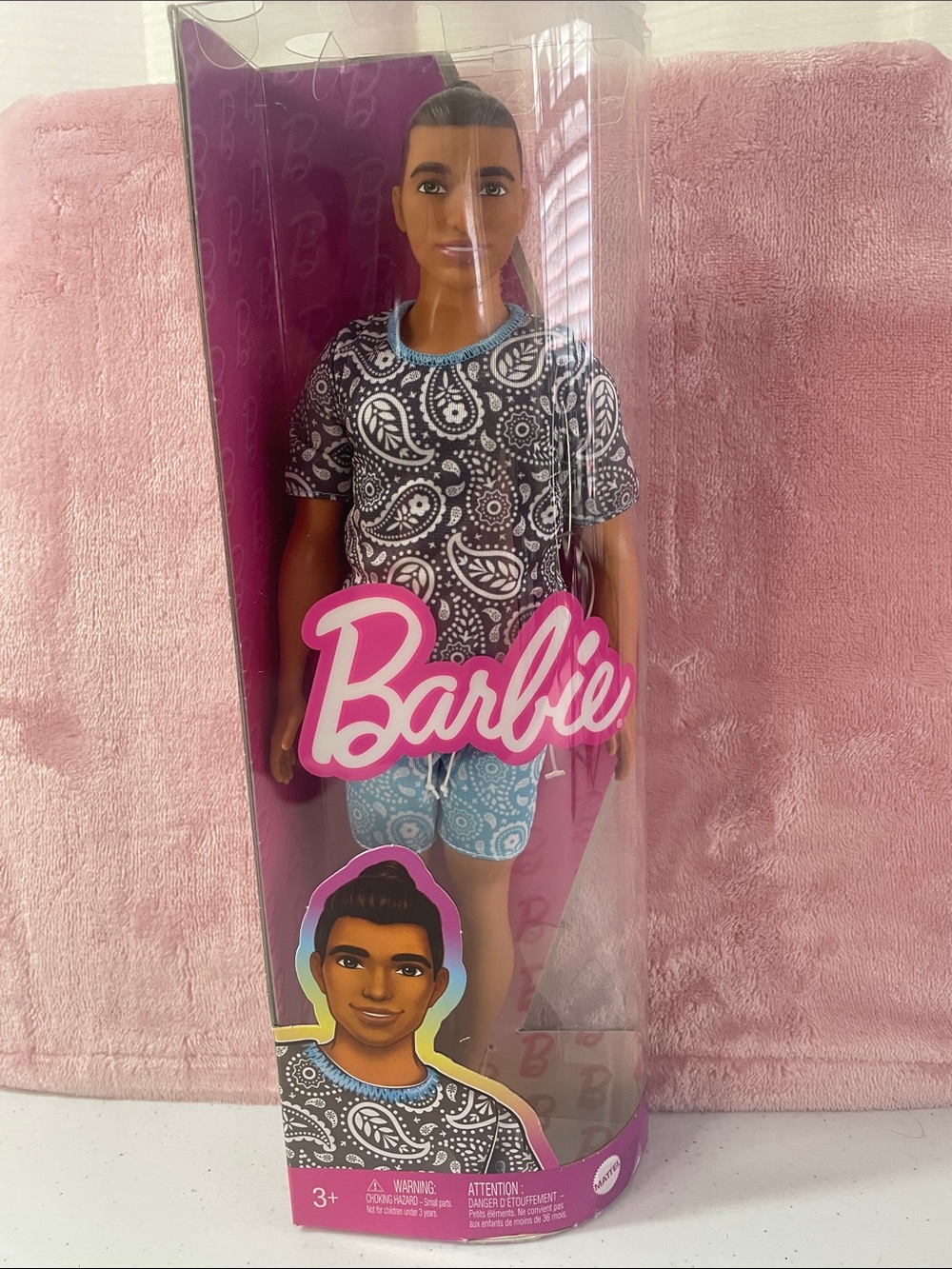 Barbie Paisley Outfit Doll - Black & Light Blue